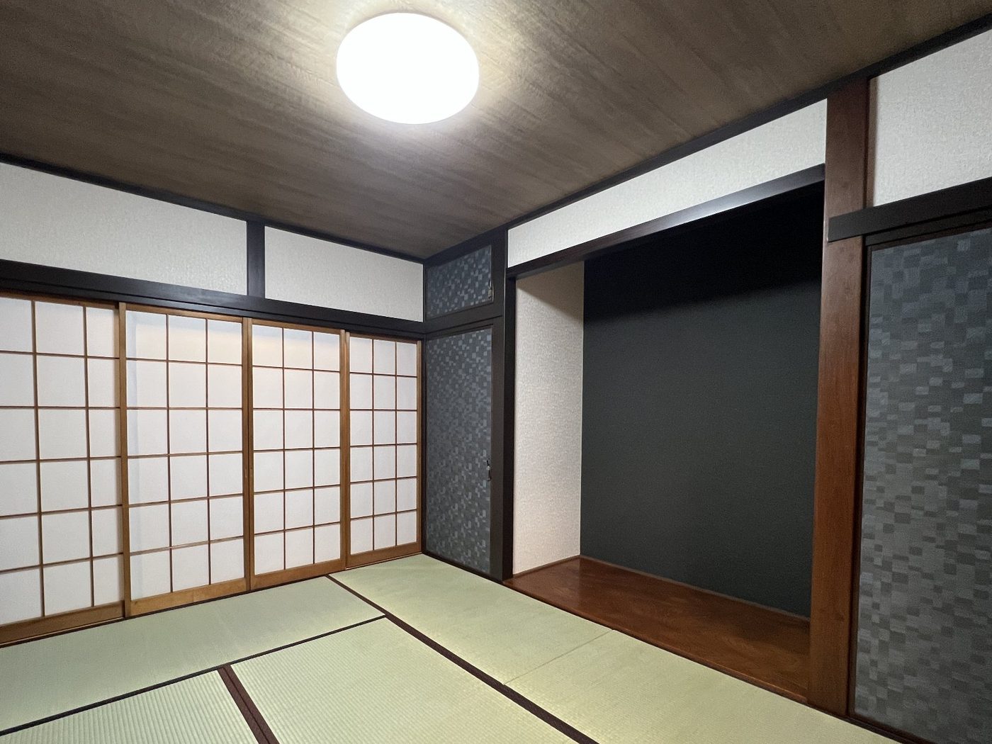 工事後・和室（床の間・近くから）